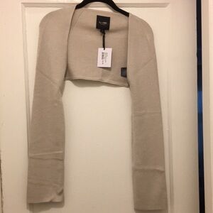 La Hearts Beige Women's Shrug